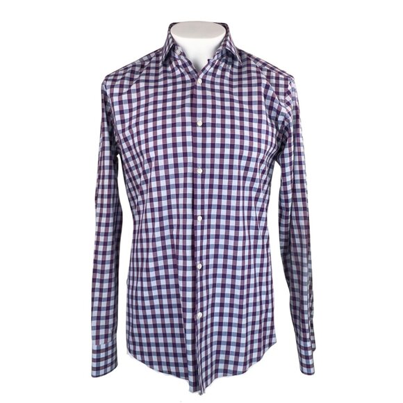 Hugo Boss Gingham Dress Shirt - Picture 1 of 2